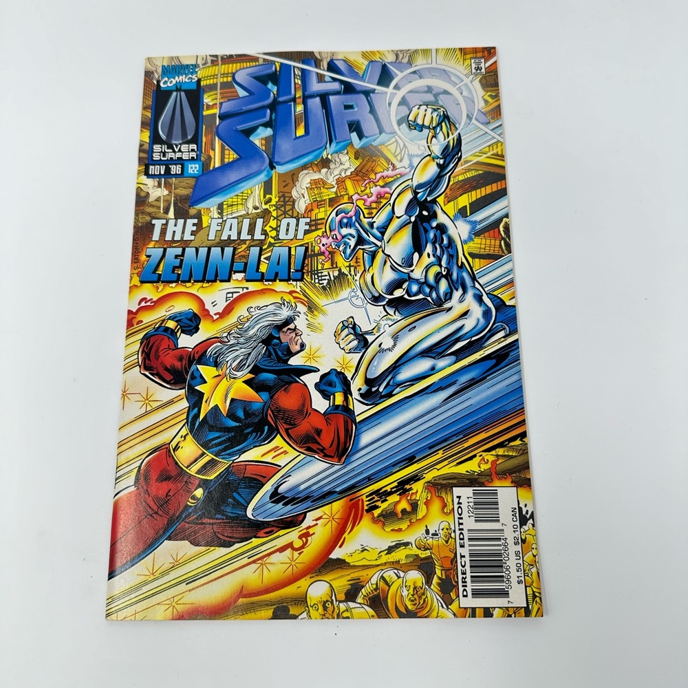 Silver Surfer # 122 1996 MARVEL DISNEY fall of zenn la quasar beta ray bill